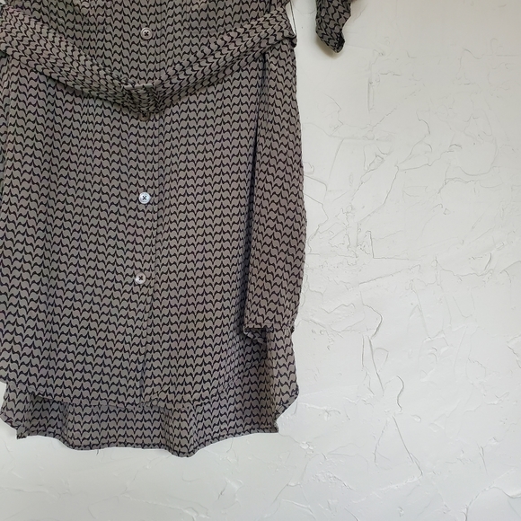 Equipment Femme Belted Silk Shirt Dress - Picture 4 of 10